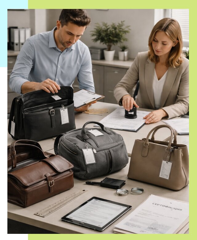 Сертификация сумок в Абакане от 7661 руб. | Алешин-Бкн