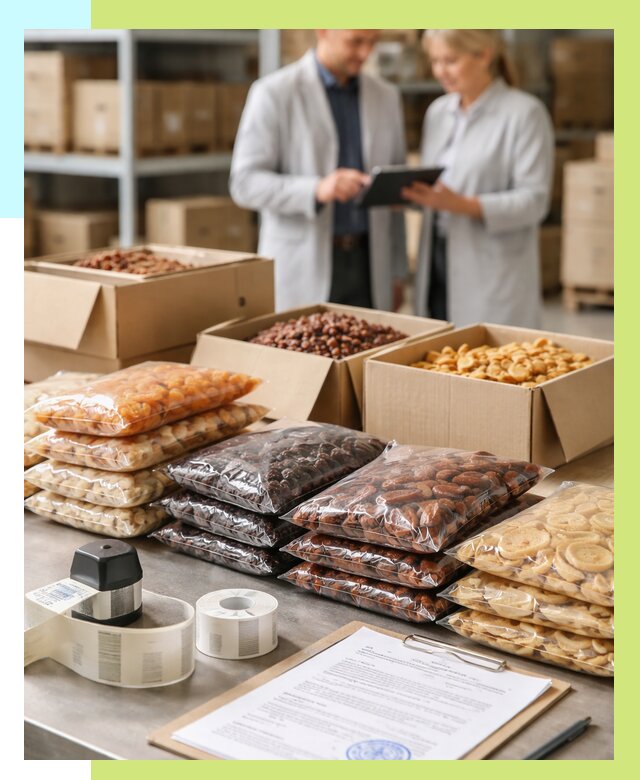 Сертификация сухофруктов в Абакане от 12258 р. | Алешин-Бкн под ключ