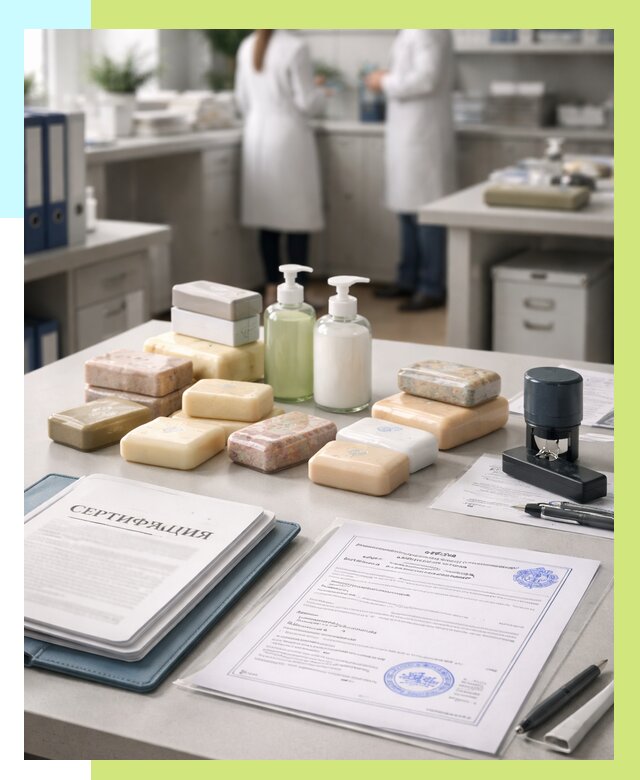 Сертификация мыла и сертификат на мыло в Абакане от 12258 | Алешин-Бкн