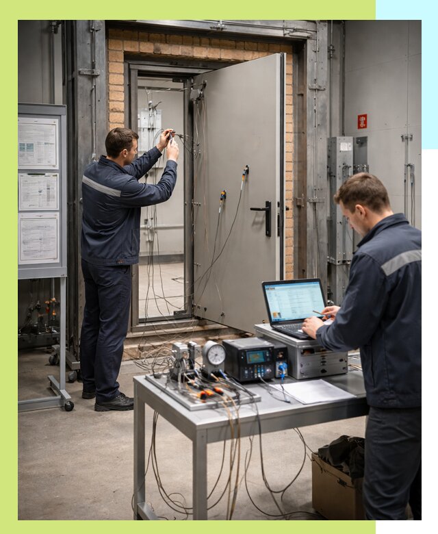 Сертификация противопожарных дверей в Абакане по ГОСТ и ТР