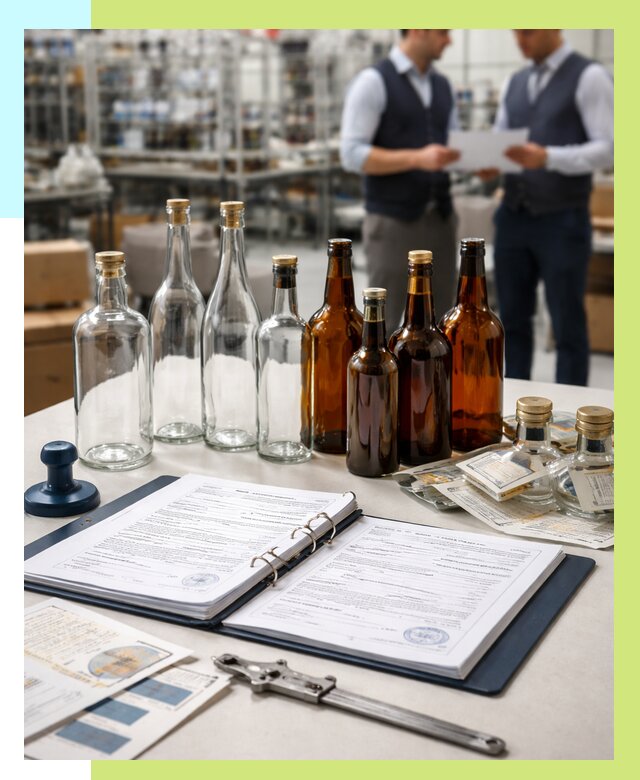 Сертификация стеклянных бутылок в Абакане от 25538 р. | Алешин-Бкн