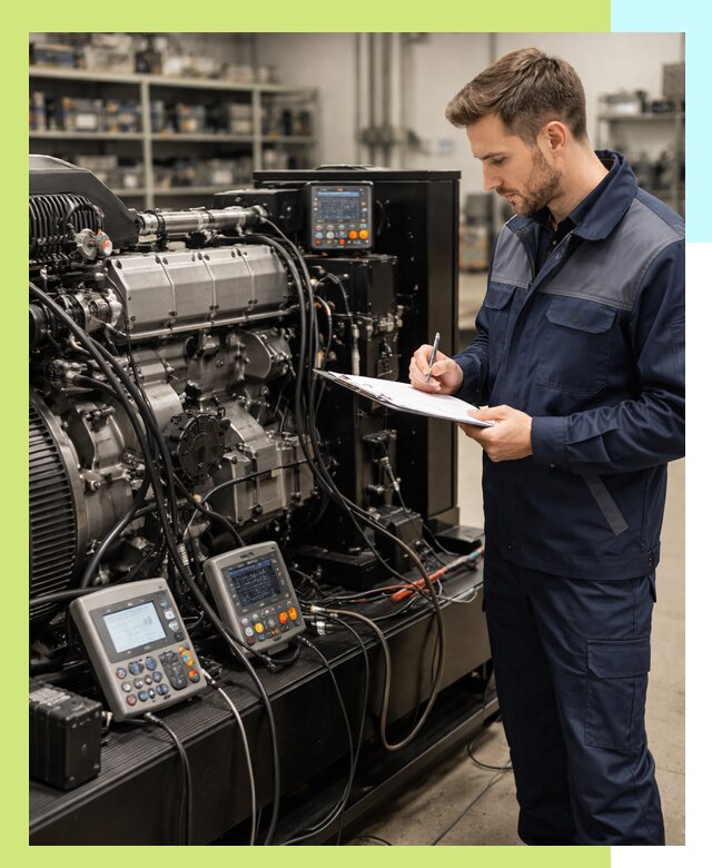 Сертификация дизельных генераторов и их оборудования в Абакане