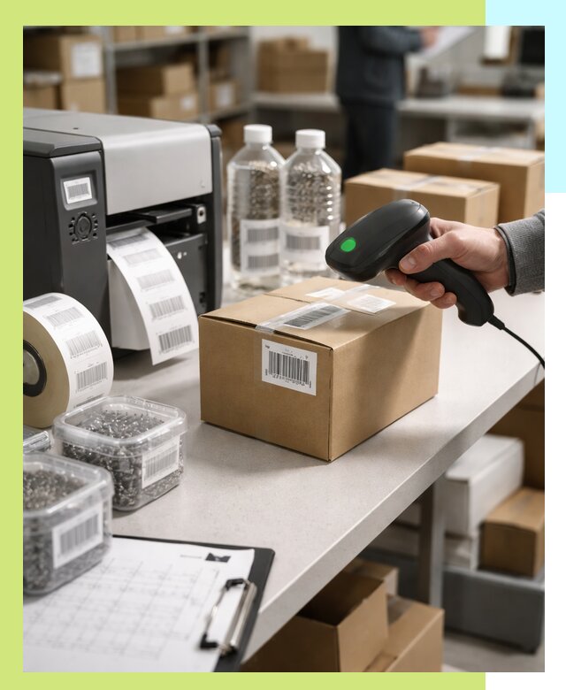 Штрихкодирование продукции и маркировка для продажи в Абакане