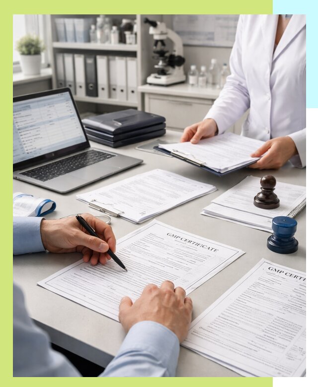 Оформление сертификата GMP в Абакане для фармпроизводства