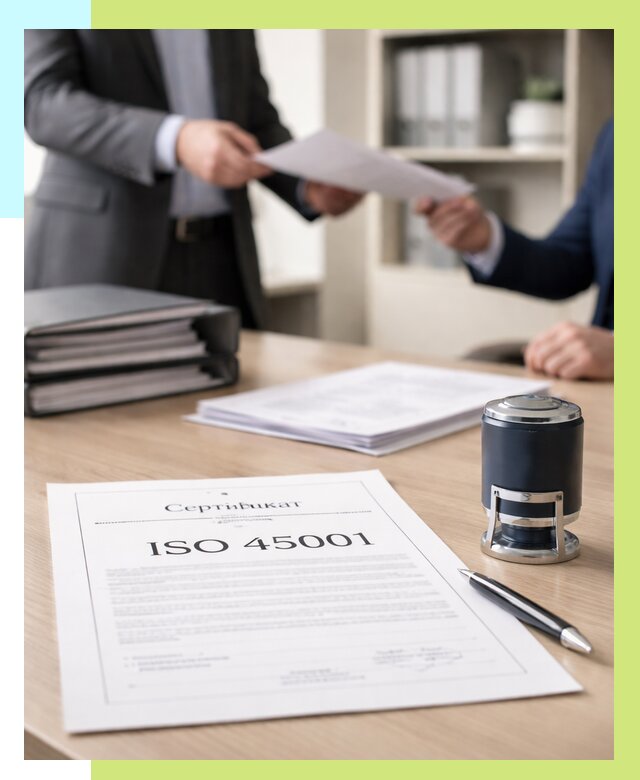 Сертификат ISO 45001 в Абакане под ключ от 45968 р. | Алешин-Бкн